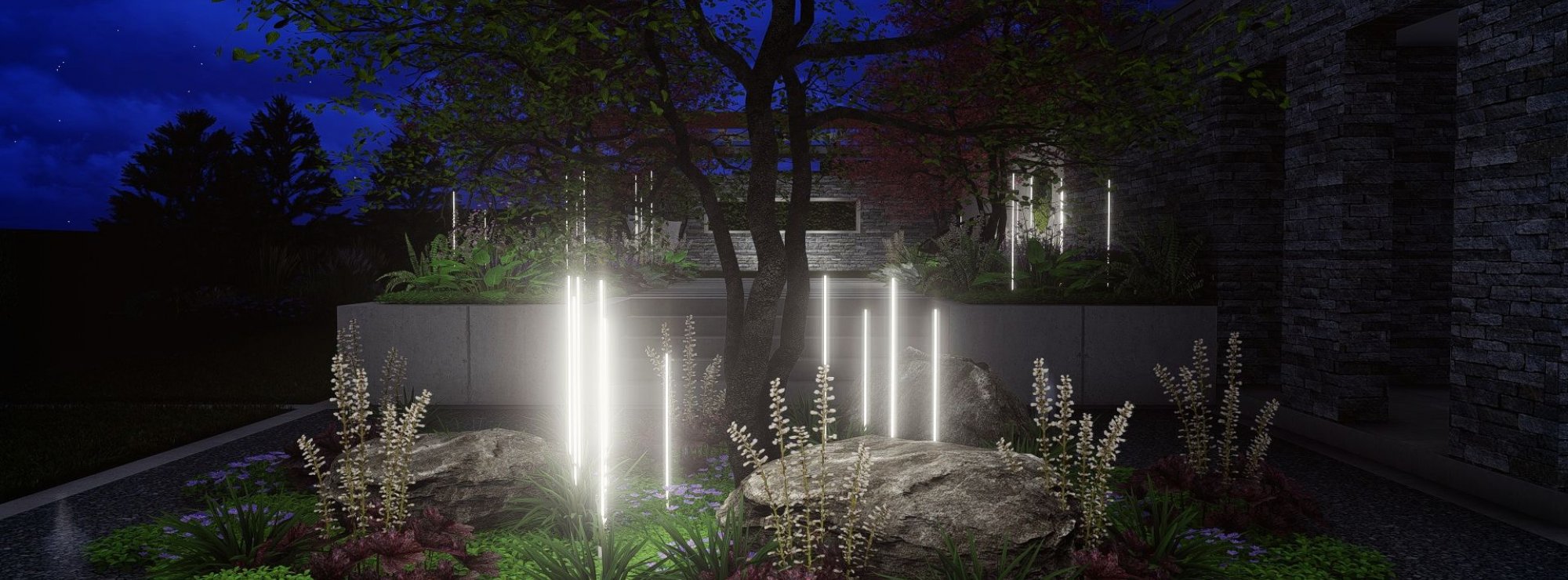 3D Štúdia záhrady - Ateliér Grand Garden