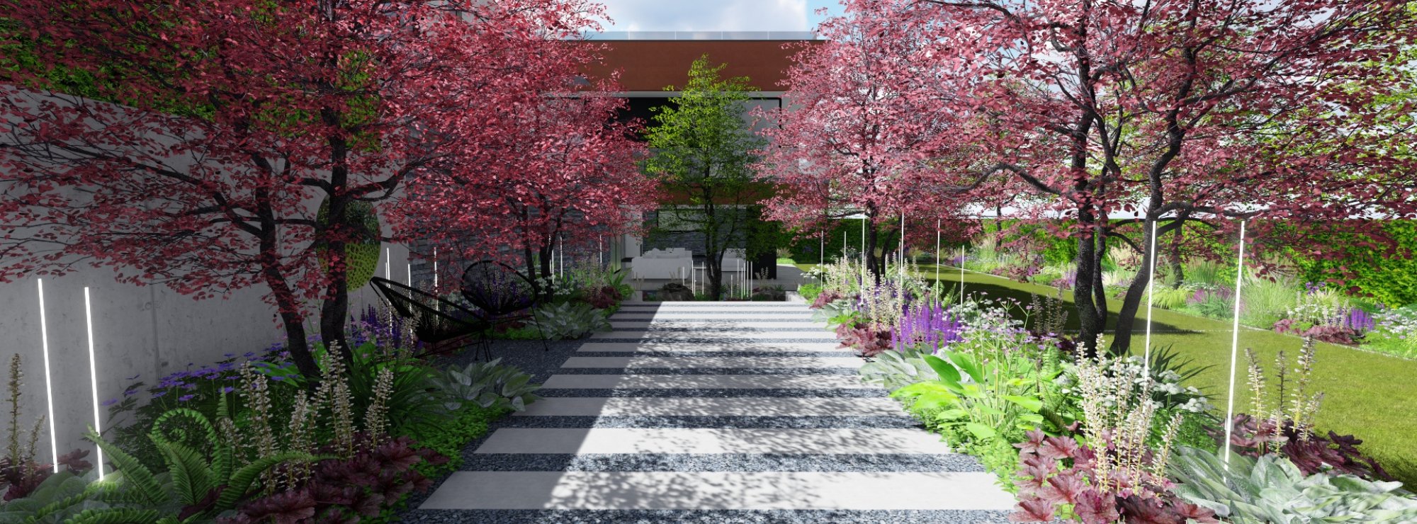 3D Štúdia záhrady - Ateliér Grand Garden