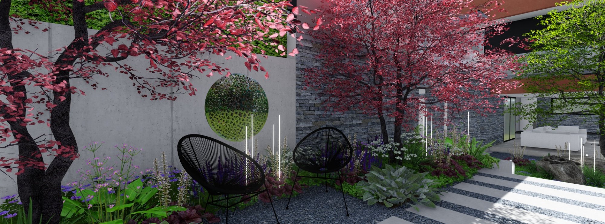 3D Štúdia záhrady - Ateliér Grand Garden