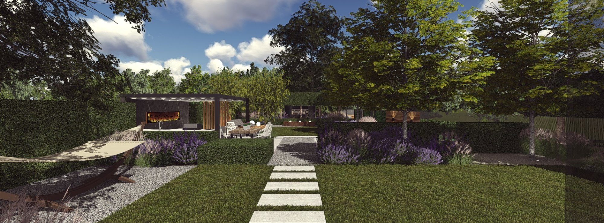 3D Štúdia záhrady - Ateliér Grand Garden