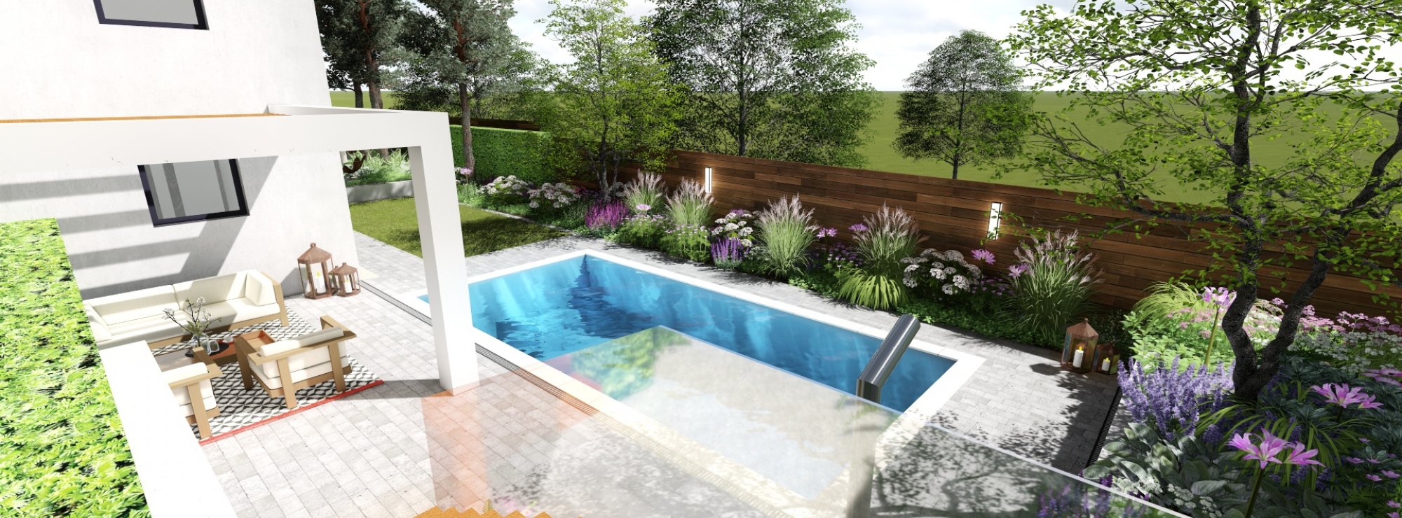 3D Štúdia záhrady - Ateliér Grand Garden