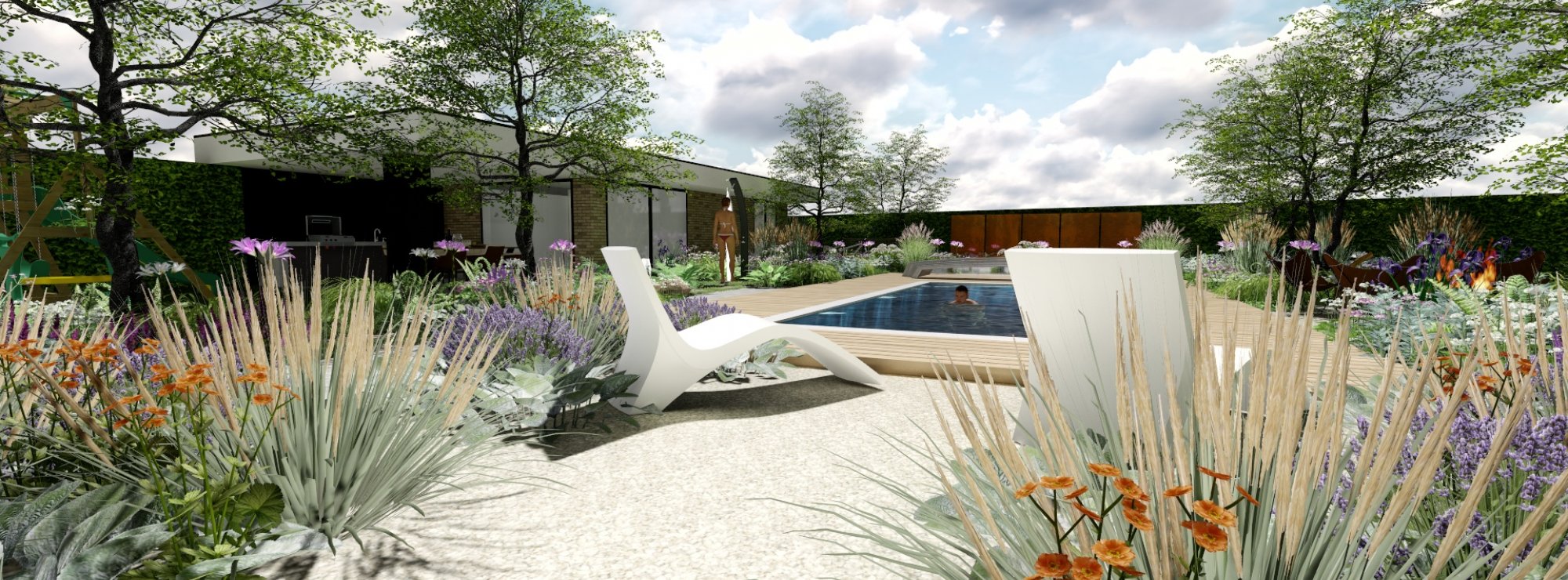 3D Štúdia záhrady - Ateliér Grand Garden