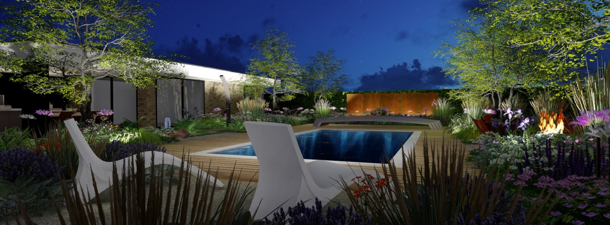 3D Štúdia záhrady - Ateliér Grand Garden