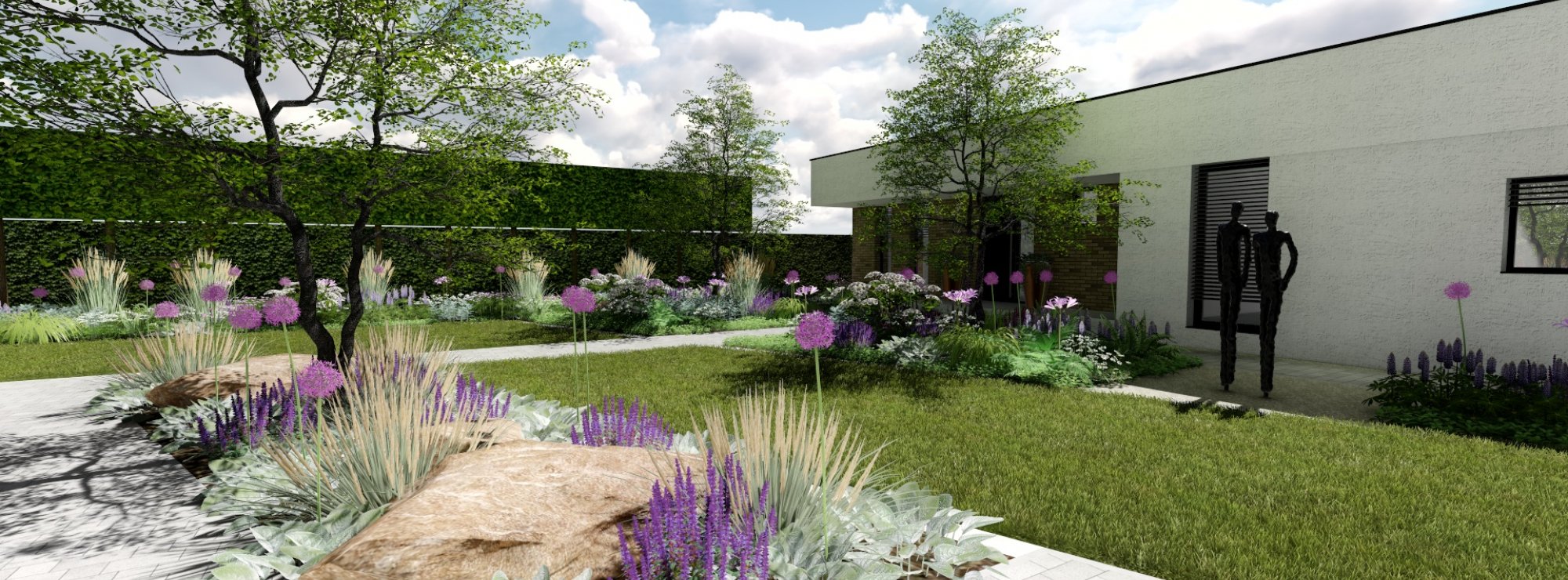 3D Štúdia záhrady - Ateliér Grand Garden
