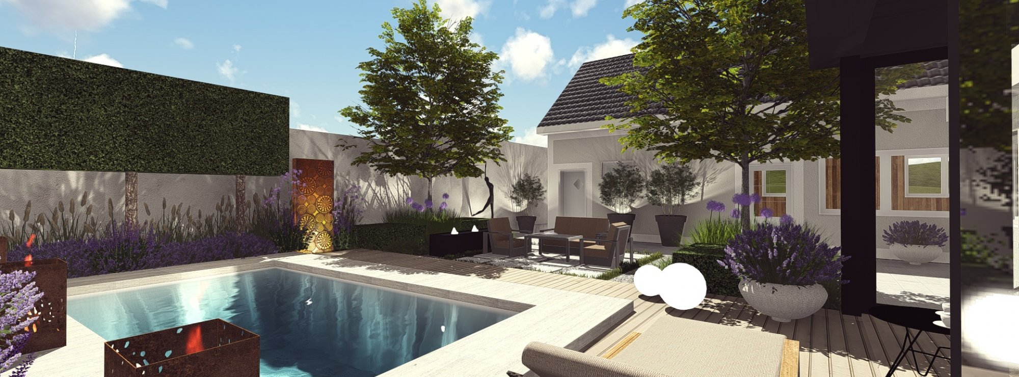 3D Štúdia záhrady - Ateliér Grand Garden