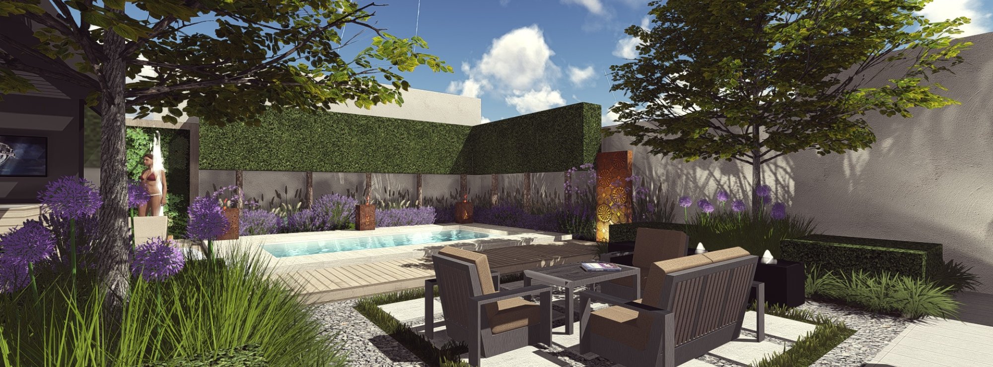 3D Štúdia záhrady - Ateliér Grand Garden