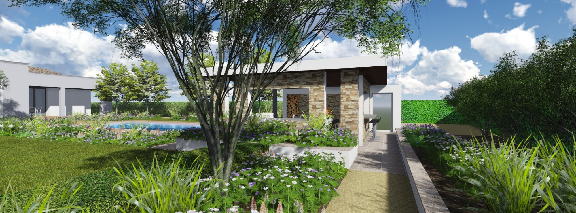 3D Štúdia záhrady - Ateliér Grand Garden