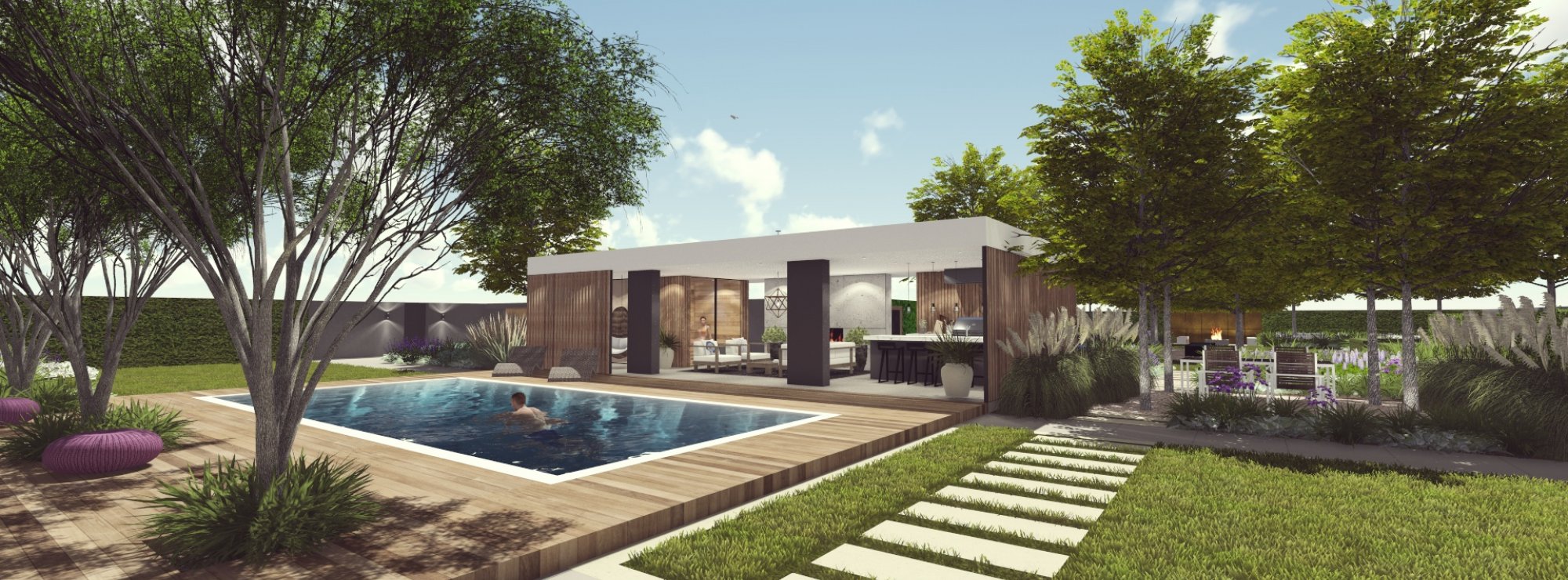 Contemporary landscape design