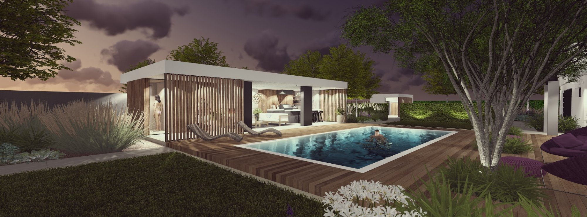 Contemporary landscape design