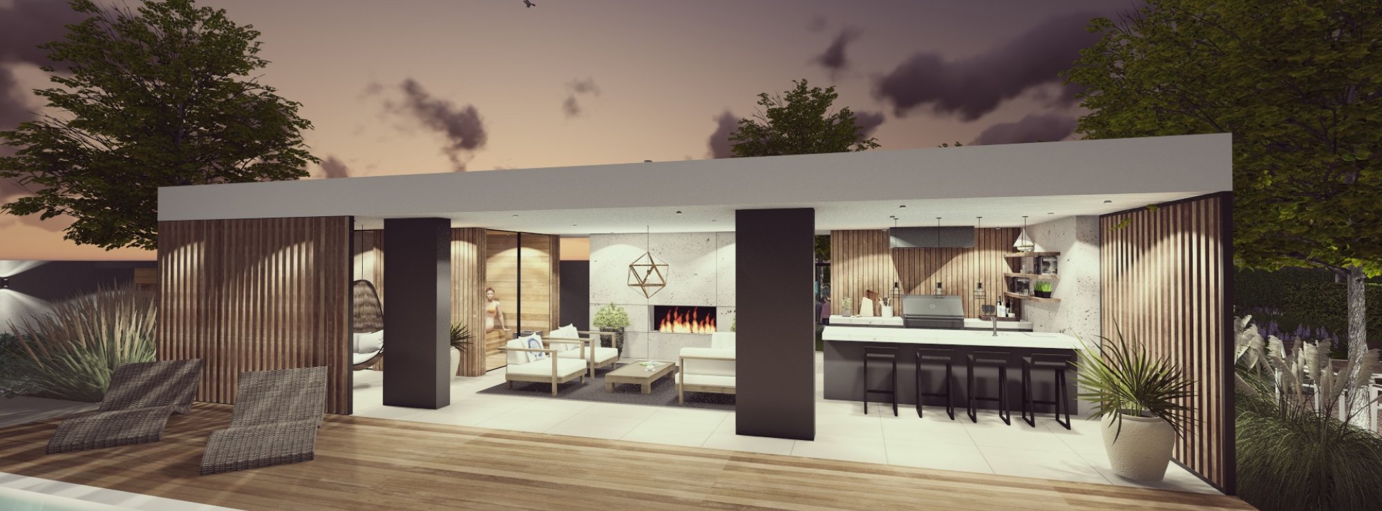Contemporary landscape design