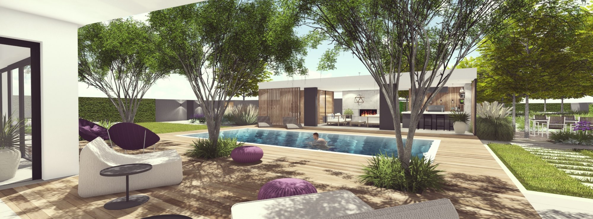 Contemporary landscape design