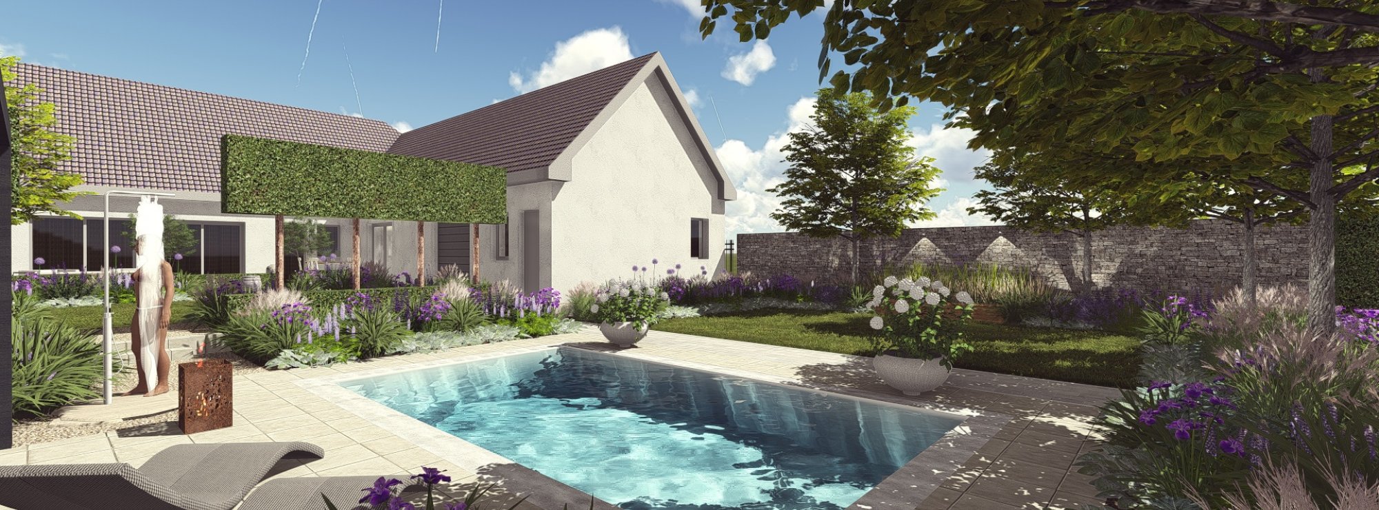 3D Vizualizácia záhrady_Ateliér Grand Garden