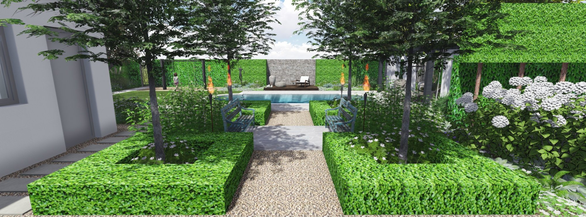 3D Štúdia záhrady - Ateliér Grand Garden