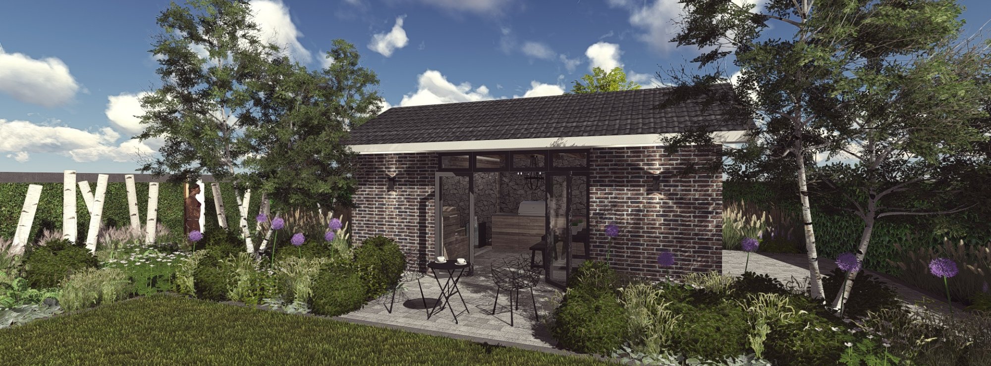 3D Štúdia záhrady - Ateliér Grand Garden