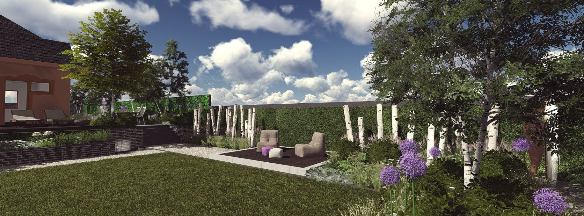 3D Štúdia záhrady - Ateliér Grand Garden