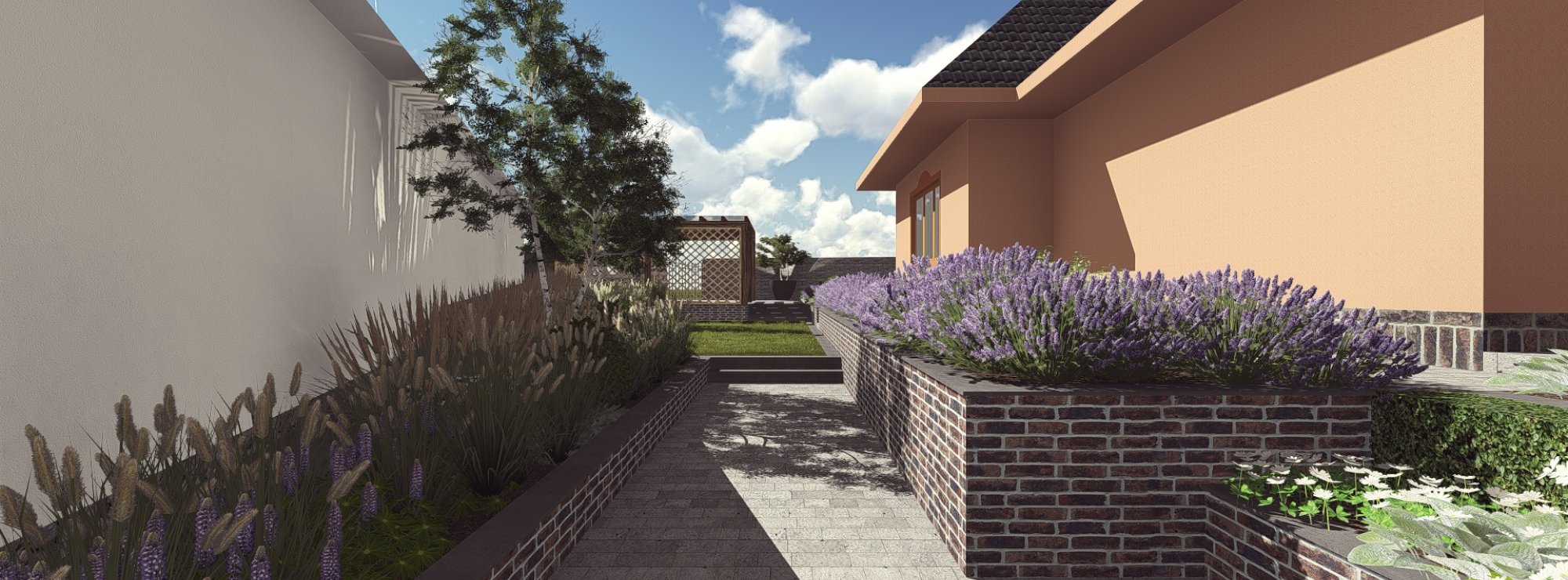 3D Štúdia záhrady - Ateliér Grand Garden