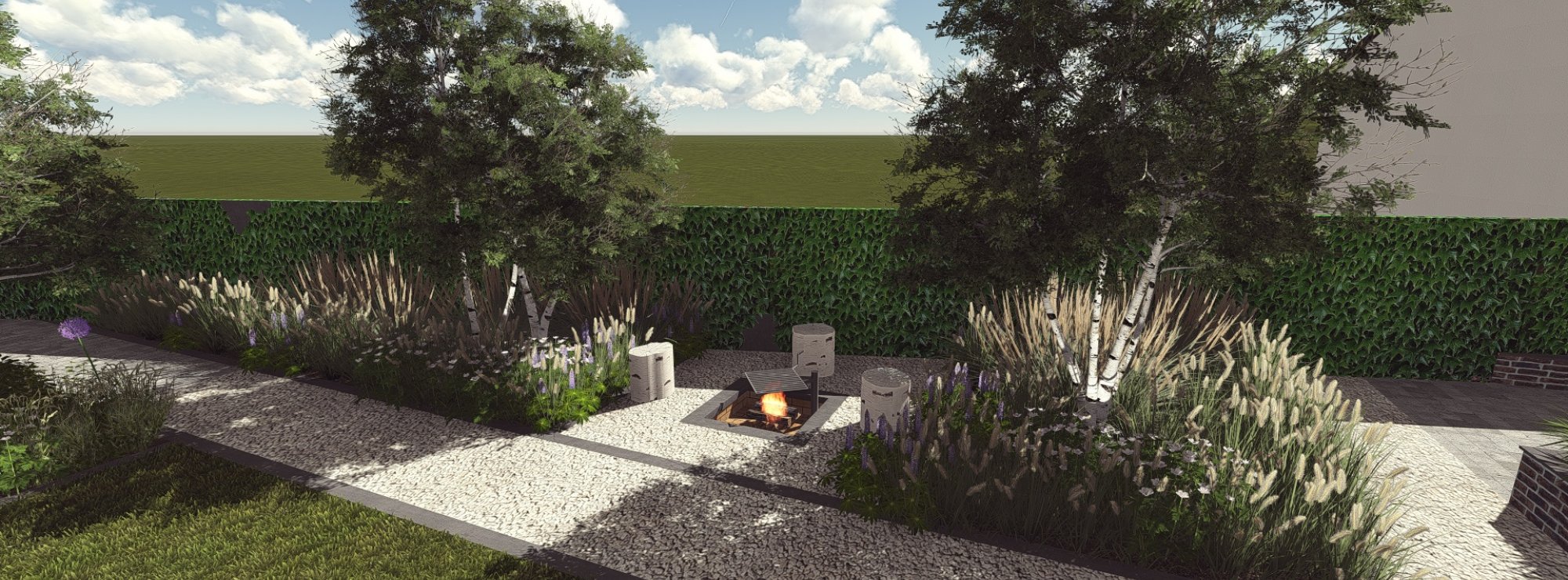 3D Štúdia záhrady - Ateliér Grand Garden