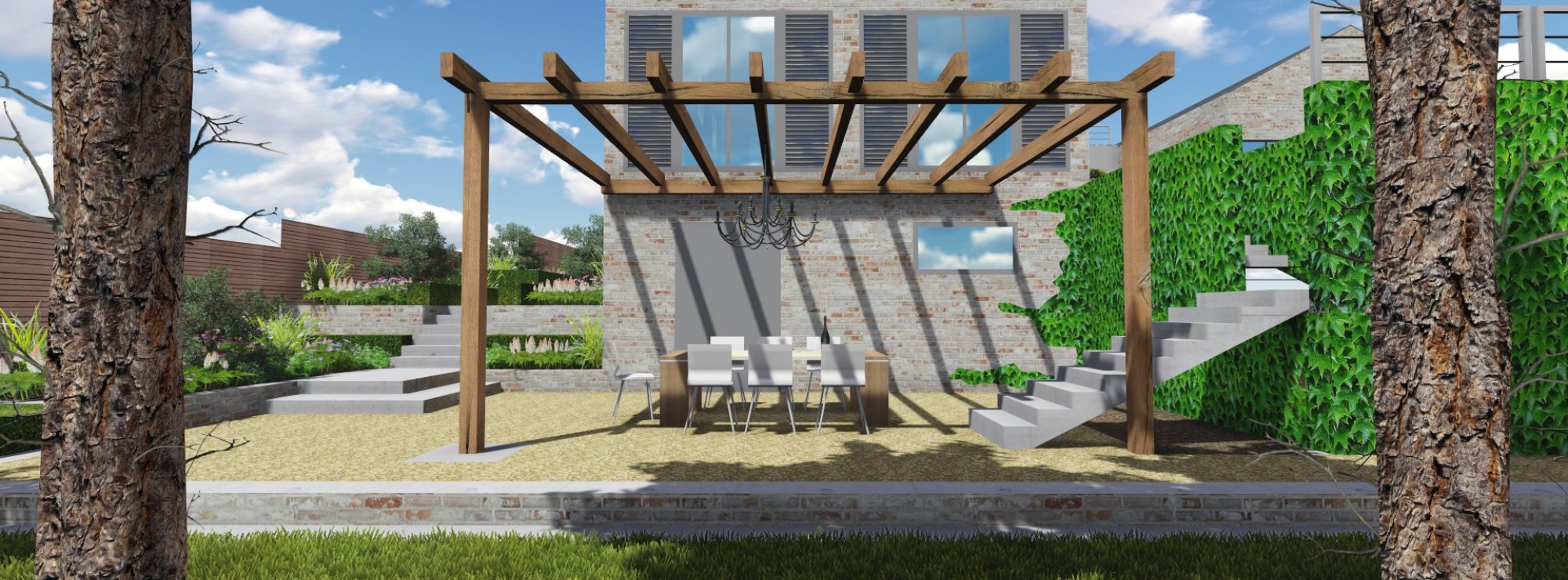 3D Štúdia záhrady - Ateliér Grand Garden